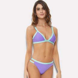 Bikini Ecofriendly Triángulo Lila Chamela 41765