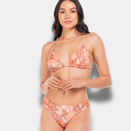Bikini Reversible Ecofriendly Naranja Verde ST EVEN 99052