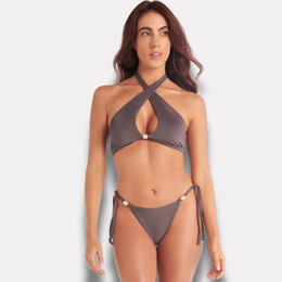 Bikini Halter Cruzado Malva Chamela 43905
