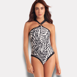 Traje De Baño Mujer Con Control De Abdomen Chamela Eco 43965